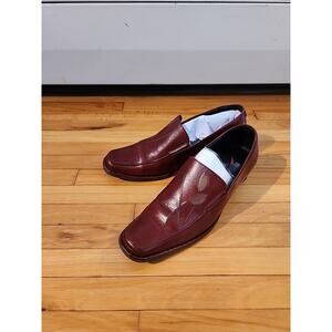 Pikolinos Womens Size 38 US 7.58 Slip On Loafers Burgundy Leather Red Fall Shoes